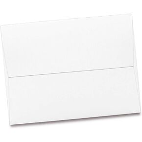 Bulk 1000 Piece Pack - A7 Envelopes in White - 5 1/4 x 7 1/4 - Economy 24lb Bond Smooth Vellum Finish - For Bulk Mailings, 5x7 Invitations, Postcards, Greeting Cards