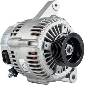 13844 Remanufactured Alternator Compatible with LEXUS RX300 3.0L V6 1999-2003 Toyota Highlander 3.0L V6 2001-2003 Replacement for 101211-7840