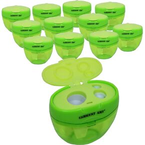 سارجنت آرت 36-1025، مبراة ذات 3 فتحات، مجموعة من القطع، ملونة، أقلام رصاص، أقلام تلوين، 12 قطعة (عبوة من قطعة واحدة) in Kuwait