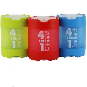 Temperówka KUM 4in1 z pojemnikiem mix kolorów