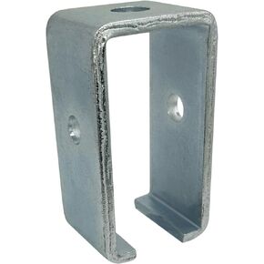 Channel Trolley Track Hanger Bracket for All 1-5/8" Strut Channel - Intermediate Support, Heavy Duty, Electro-Galvanized