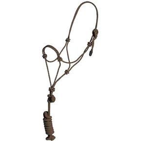 Mustang Economy Mountain Rope Halter/Lead Foal Blk