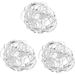 EXCEART 2 pcs Deformable Artificial Flexible Cm Pin Sliver Plant Floral Accessory Base Making for Fixation Stem Decor Wire Japanese Arranging Arrangements Fixer Supplies Stub