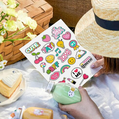 Gwybkq Sticker Paper Printable Vinyl for Inkjet Printer, 50 Sheets Glossy White Waterproof Labels in Kuwait