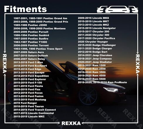 Rexka 30 قطعة من مشابك مصد الصدمات لشبكة البقر من Rexka، دبابيس تثبيت لبيت العجلة، 17/64 بوصة (6.5 مم) فتحة لـ GM 11589290 Ford W714040-S300 Chrysler 6509049-AA in Kuwait