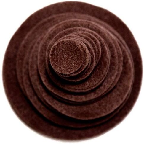 Brown Craft Felt Circles (3/4 Inch - 150pc) in Saudi Arabia