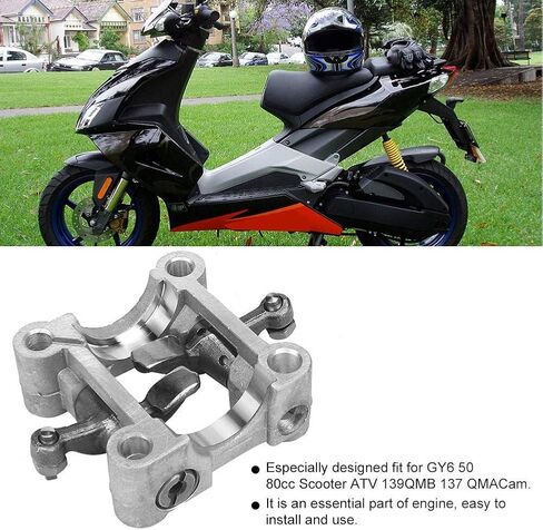 ل gy6 الروك الذراع Gorgeri 64 مللي متر الروك الذراع كام رمح حامل قوس الجمعية صالح ل GY6 50 80cc سكوتر ATV 139QMB 137 QM in Saudi Arabia