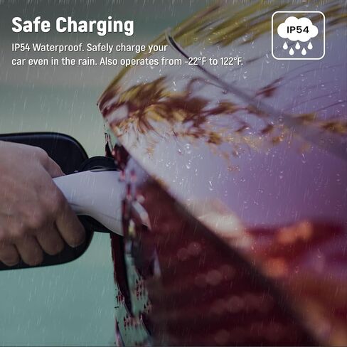 ملحقات محول الشحن Tesla to J1772 - محول شاحن Tesla المحسن 2023 80A / 250V AC مع شحن سريع - متوافق مع طراز Tesla X/Y/3/S in Kuwait