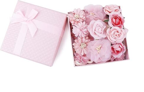 3pcs Baby Girl Floral Headbands Set-Elastic Hair Band Crown Flower Wraps for Newborn Infant Toddler in Saudi Arabia