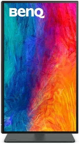 BenQ PD2706QN 27" 2K QHD (2560x1440) Mac-Ready Monitors, IPS, 95% P3, 100% sRGB/Rec.709, Uniformity, 90W USB-C, 100Hz, Factory-Calibrated, Daisy Chain(MST), Anti-Glare Nano Matte, Height Adjustable in Saudi Arabia