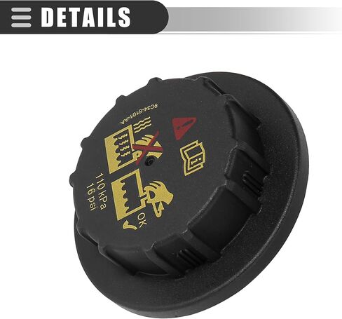 غطاء تبريد مبرد الرادياتير من موتفورتي، لسيارة فورد F-150 2012-2015، بلاستيك، أسود in Kuwait