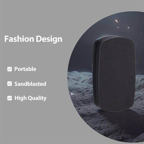 Fidget Slider EDC Gadgets Toy Oval Metal Magnetic Haptic Fidget Toys for Adults Anxiety/ADHD/Stress Relief, Gift for Boyfriend, Husband and Father (Grey) in Saudi Arabia