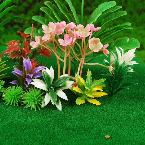 100pcs 1.57inch Mixed Color Mini Trees Model Train Scenery Architecture Flower Model Scenery with No Stands in Saudi Arabia