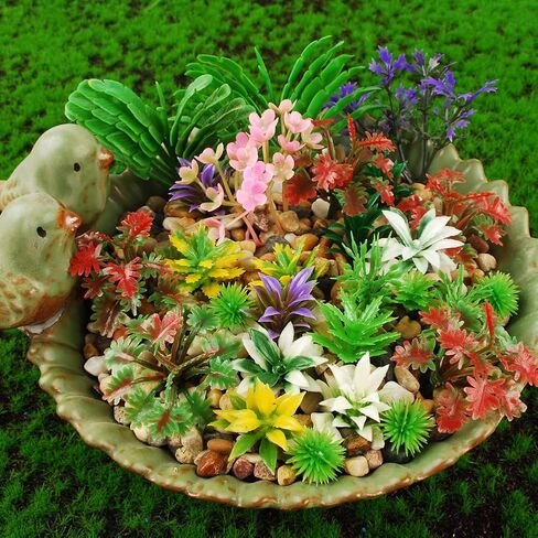 100pcs 1.57inch Mixed Color Mini Trees Model Train Scenery Architecture Flower Model Scenery with No Stands in Saudi Arabia