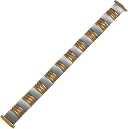 Gilden Ladies Expansion 12-16mm Striped Stainless Steel Watch Band 146 in Saudi Arabia