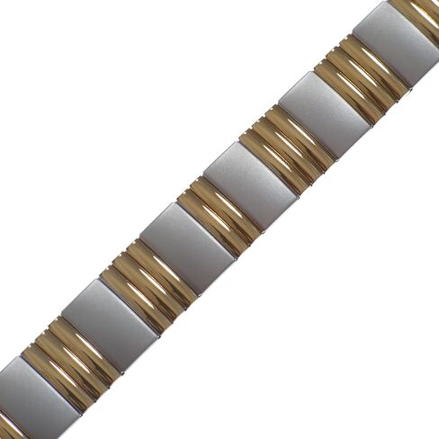 Gilden Ladies Expansion 12-16mm Striped Stainless Steel Watch Band 146 in Saudi Arabia