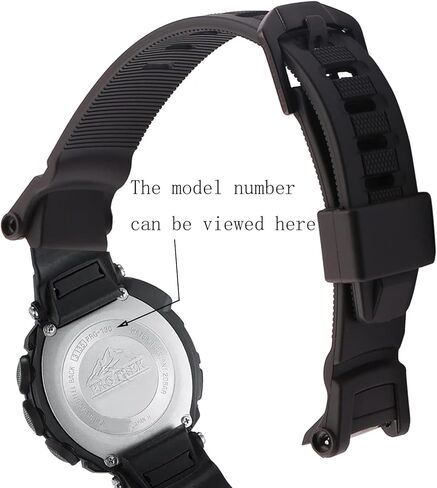 استبدال حزام الساعة المطاطي من Casio Protrek PRG-130 PRG-130-1V PRW-1500 PRW-1500-1Y PRW-1500-1V PRW-1500J-1 Pro trek حزام ساعة رياضية للرجال in Kuwait