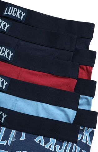 ملابس داخلية نشطة للرجال من Lucky Brand - 8 قطع من الملابس الداخلية الكاجوال القابلة للتمدد (S-XL) in Kuwait