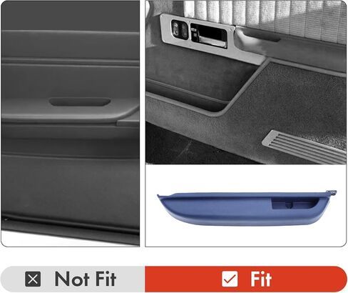 A-Premium Blue Door Armrest Compatible with Chevrolet & GMC Vehicles - C1500/C2500/C3500/K1500/K2500/K3500 1990-1994, Blazer/Yukon/C1500/C2500/K1500/K2500 Suburban 1992-1994 - Front Left Driver Door in Saudi Arabia