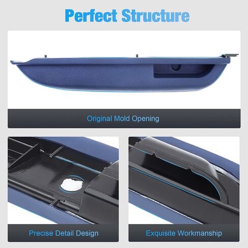 A-Premium Blue Door Armrest Compatible with Chevrolet & GMC Vehicles - C1500/C2500/C3500/K1500/K2500/K3500 1990-1994, Blazer/Yukon/C1500/C2500/K1500/K2500 Suburban 1992-1994 - Front Left Driver Door in Saudi Arabia
