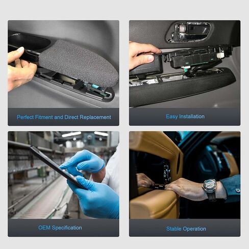 A-Premium Blue Door Armrest Compatible with Chevrolet & GMC Vehicles - C1500/C2500/C3500/K1500/K2500/K3500 1990-1994, Blazer/Yukon/C1500/C2500/K1500/K2500 Suburban 1992-1994 - Front Left Driver Door in Saudi Arabia