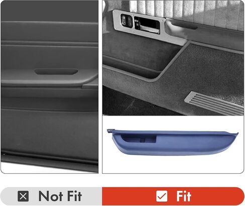 A-Premium Blue Door Armrest Compatible with Chevrolet & GMC Vehicles - C1500/C2500/C3500/K1500/K2500/K3500 1990-1994, Blazer/Yukon/C1500/C2500/K1500/K2500 Suburban 1992-1994 - Front Left Driver Door in Saudi Arabia