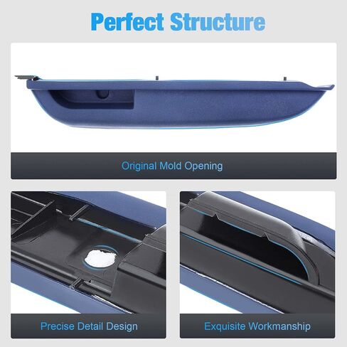A-Premium Blue Door Armrest Compatible with Chevrolet & GMC Vehicles - C1500/C2500/C3500/K1500/K2500/K3500 1990-1994, Blazer/Yukon/C1500/C2500/K1500/K2500 Suburban 1992-1994 - Front Left Driver Door in Saudi Arabia