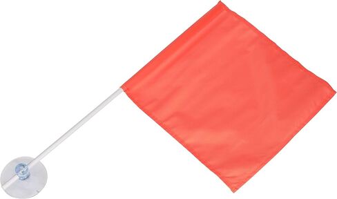 Seachoice Nylon Skier Down Flag w/Suction Cup, 24 in. Pole, Conforms to State Laws in AZ, CA, CO, ID, MO, NE, NM, OR, TX, UT and WA in Saudi Arabia