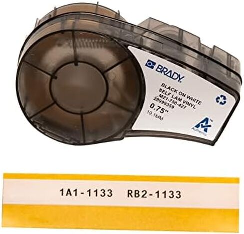 Brady M210 Portable Label Printer Bundle with B595 All-Weather Vinyl Label Roll | Create Labels for Indoor & Outdoor Use in Saudi Arabia
