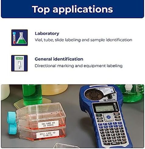 Brady M210 Portable Label Printer Bundle with B595 All-Weather Vinyl Label Roll | Create Labels for Indoor & Outdoor Use in Kuwait