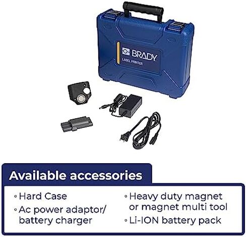 Brady M210 Portable Label Printer Bundle with B595 All-Weather Vinyl Label Roll | Create Labels for Indoor & Outdoor Use in Kuwait