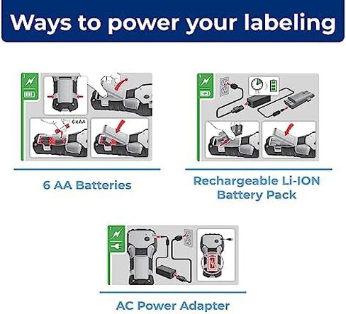 Brady M210 Portable Label Printer Bundle with B595 All-Weather Vinyl Label Roll | Create Labels for Indoor & Outdoor Use in Kuwait