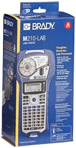 Brady M210 Portable Label Printer Bundle with B595 All-Weather Vinyl Label Roll | Create Labels for Indoor & Outdoor Use in Kuwait