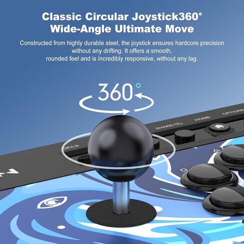 PXN 008 عصا التحكم في الألعاب PC Fight Stick USB عصا التحكم في ألعاب PS3 / PS4 / Xbox One / Xbox Series X / S / Switch / Window PC in Kuwait