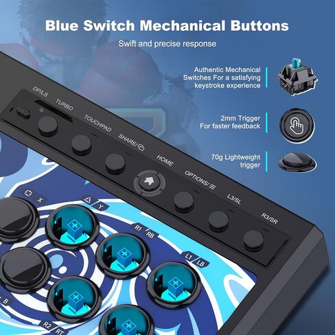 PXN 008 عصا التحكم في الألعاب PC Fight Stick USB عصا التحكم في ألعاب PS3 / PS4 / Xbox One / Xbox Series X / S / Switch / Window PC in Kuwait