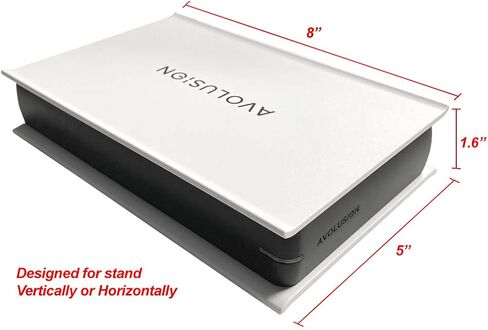 محرك الأقراص الصلبة الخارجي للألعاب Avolusion PRO-5X سعة 12 تيرابايت USB 3.0 لأجهزة Xbox One Original وS & X (أبيض) in Saudi Arabia