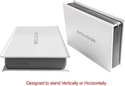 محرك الأقراص الصلبة الخارجي للألعاب Avolusion PRO-5X سعة 12 تيرابايت USB 3.0 لأجهزة Xbox One Original وS & X (أبيض) in Saudi Arabia