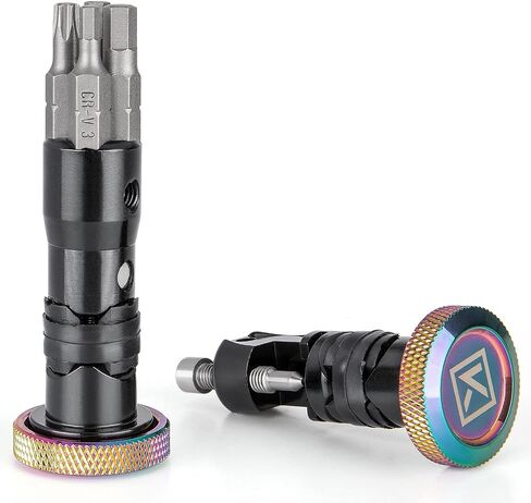 Handlebar End Plugs Multi Tools - Bar End Tool Includes Chain Tool, TORX T25, HEX 3/4/5mm - Bike Tool Kit for MTB/Road Bicycle in Saudi Arabia