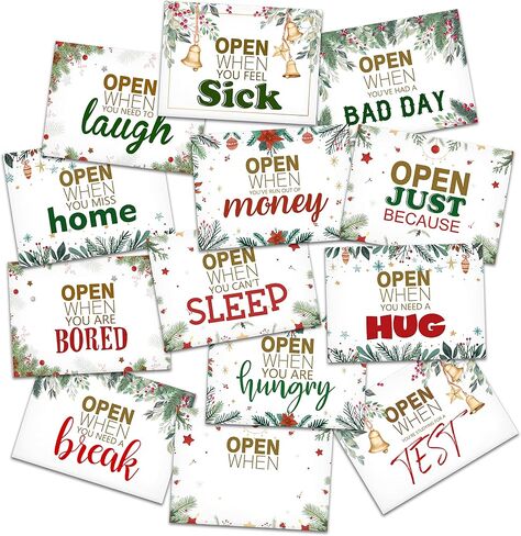 Open When Envelopes, College Care Package, Leaving Home Gift, Gift For Boyfriend, Girfriend, Families - 15 Envelopes in a pack-A001 in Saudi Arabia