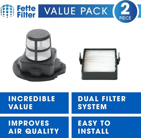 فلتر Fette - مجموعة شاشة فلتر P7131 متوافقة مع Ryobi P7131، P7131ID 18V ONE+ جزء فراغ اليد # 534526001 مجموعة الشاشة وفلتر 533907002 (شاشة فلتر واحدة + فلتر هواء واحد) in Saudi Arabia