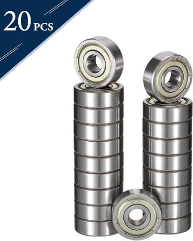 623ZZ محامل كروية ذات أخدود عميق، ID 3 مم × OD 10 مم × عرض 4 مم محامل مصغرة، محمل كروي مزدوج معدني محمي من الكروم الصلب Z2 رافعة 20 قطعة in Kuwait