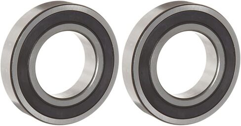 WJB 6205-16-2RS Deep Groove Ball Bearing, Double Sealed, Metric, 25.4mm ID, 52mm OD, 15mm Width, 3150lbf Dynamic Load Capacity, 1770lbf Static Load Capacity in Saudi Arabia