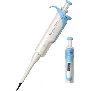 Scilogex SuperPette, Autoclavable Premium Pipette for Research, Production, and Scientific Labs, Ambidextrous Central Digital Display, 0.5-10μl - 4 Pack in Saudi Arabia