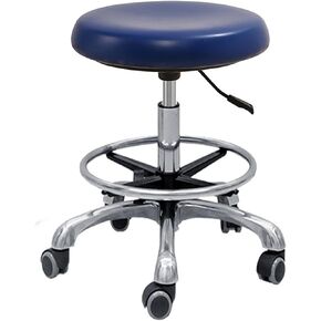 طبيب الأسنان كرسي طبي البراز 360 درجة مسند ذراع بؤر جلود براز السرج ارتفاع قابلة للتعديل براز مساعد أسنان مريح للصالون (أ) in Kuwait