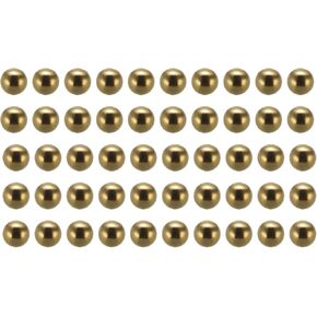 50pcs brass precision balls - [5/16 بوصة] مستديرة لصمامات البطانات المحامل ، والآلات ، والسيارات ، واستخدام DIY in Kuwait