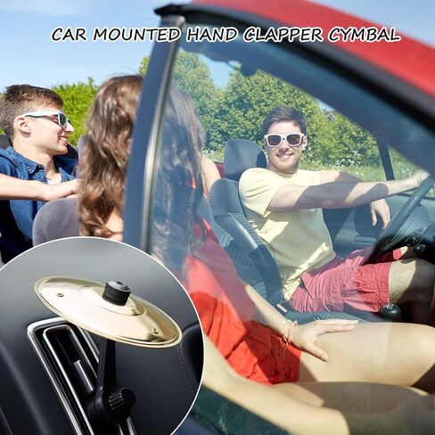 Cy Cymbal ، Car Crash Cymbal Vents Mini Car Crash Crash Crash for Vean Vent Funny Dashboard Toy لعشاق الموسيقى الإجهاد الإجهاد المضغوط وملحقات السيارات المكونة للسيارة. in Saudi Arabia