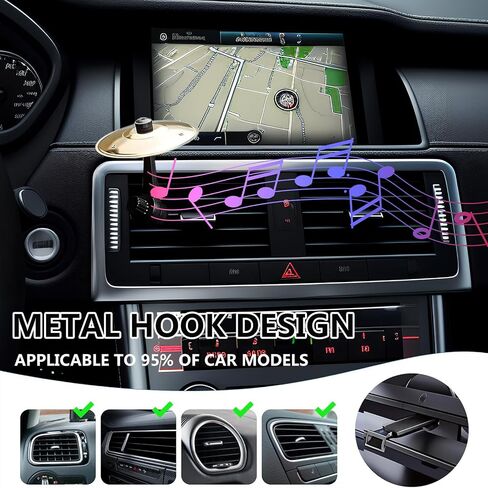Cy Cymbal ، Car Crash Cymbal Vents Mini Car Crash Crash Crash for Vean Vent Funny Dashboard Toy لعشاق الموسيقى الإجهاد الإجهاد المضغوط وملحقات السيارات المكونة للسيارة. in Saudi Arabia