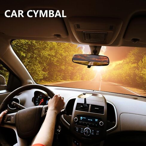 Cy Cymbal ، Car Crash Cymbal Vents Mini Car Crash Crash Crash for Vean Vent Funny Dashboard Toy لعشاق الموسيقى الإجهاد الإجهاد المضغوط وملحقات السيارات المكونة للسيارة. in Saudi Arabia