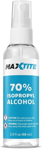 MaxTite 99.9% Isopropyl Alcohol - 2.3 fl oz Spray - Made in The USA in Kuwait