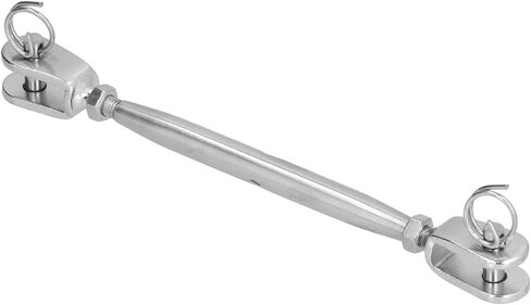 Stainless Steel Cable Railing Kit Turnbuckle Hook Eye Wire Rope Tension Ideal for Indoor Outdoor Guardrails Staircases in Saudi Arabia